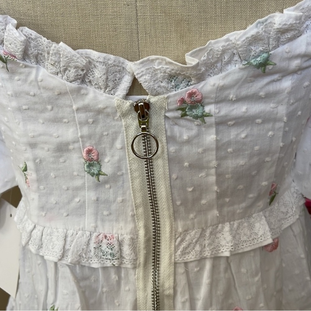 For Love & Lemons Off the Shoulder Dress NWT - Picture 12 of 16